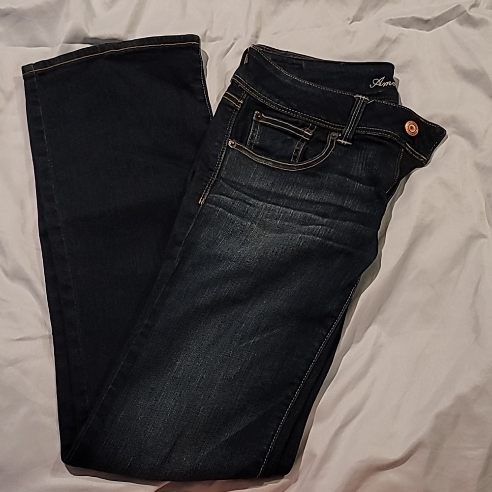 AE Slim boot size 8 Stretch jeans American Eagle